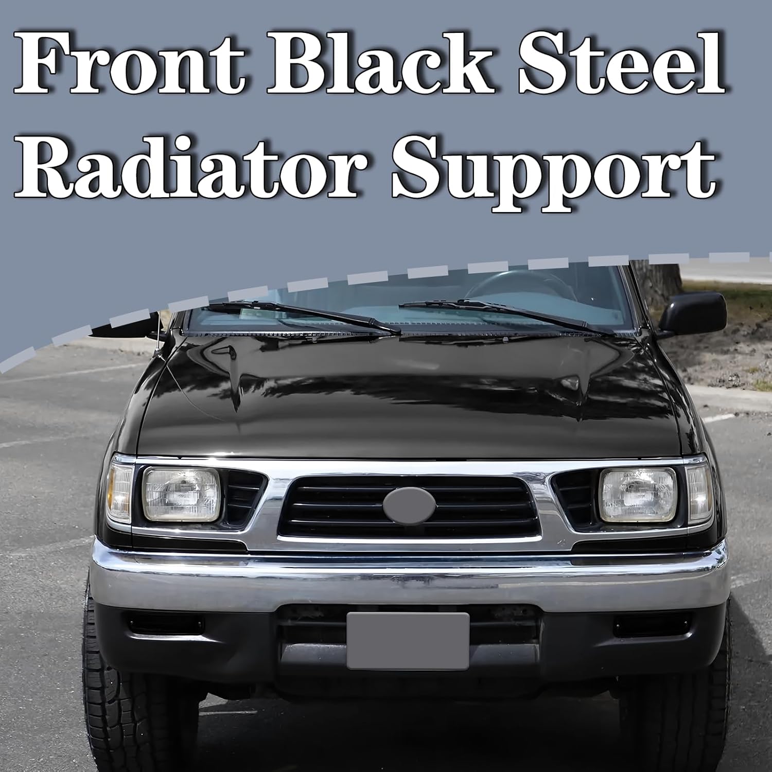 CarPartsDepot Front Radiator Support Core Compatible With 1997-2000 Toyota Tacoma 5320104060 TO1225207