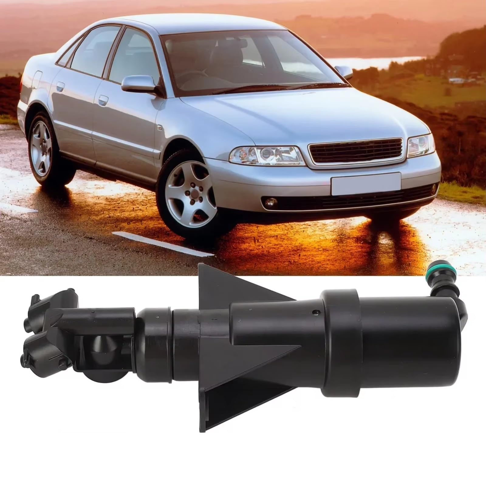 Compatible Con Para A6 Para 4B 1997-2004 Boquillas De Lavado De Faros Pulverizador Accesorios Para Automóviles 4B0955102 Limpieza faros