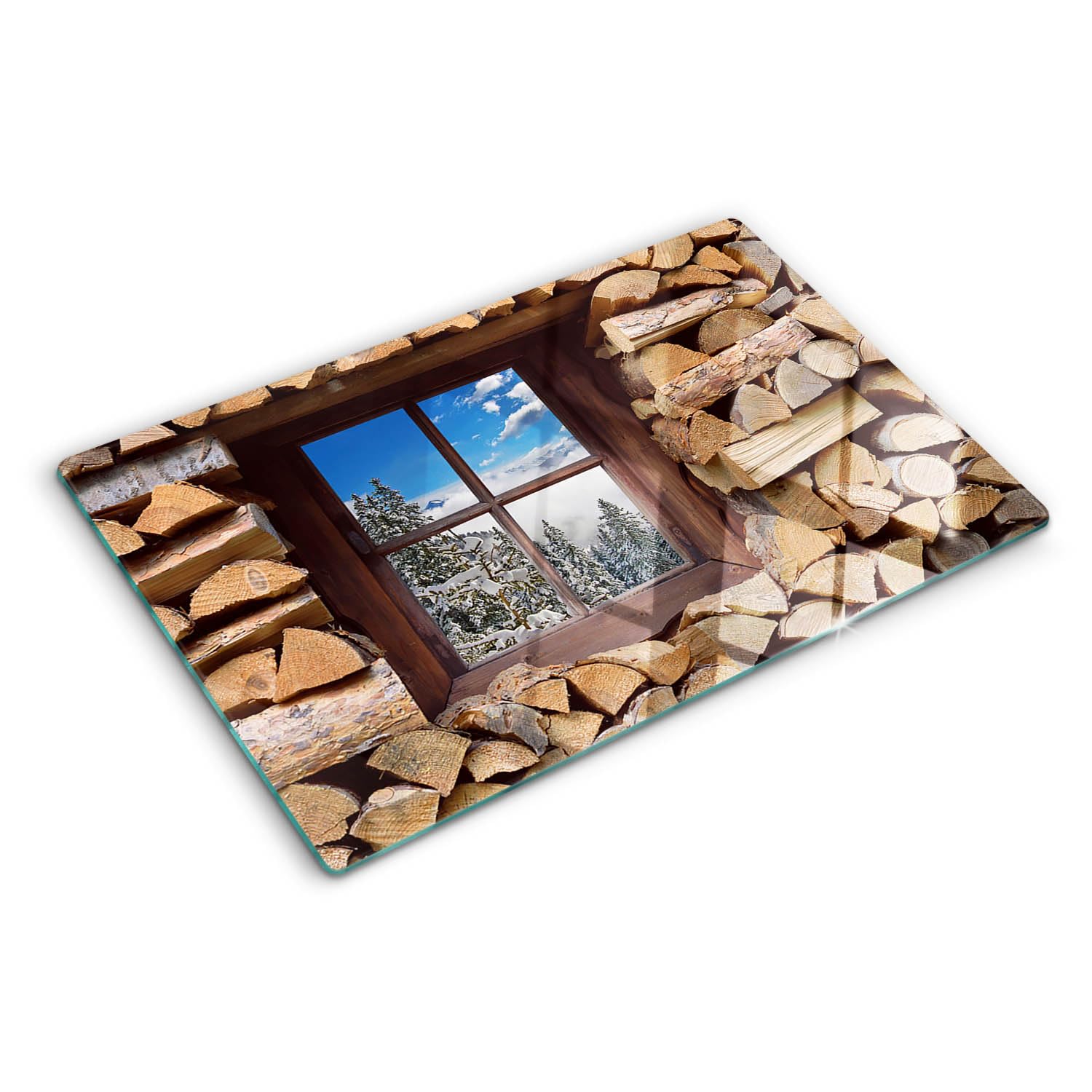Planche à découper haut de gamme 80x52 cm résistante à la chaleur et bords polis