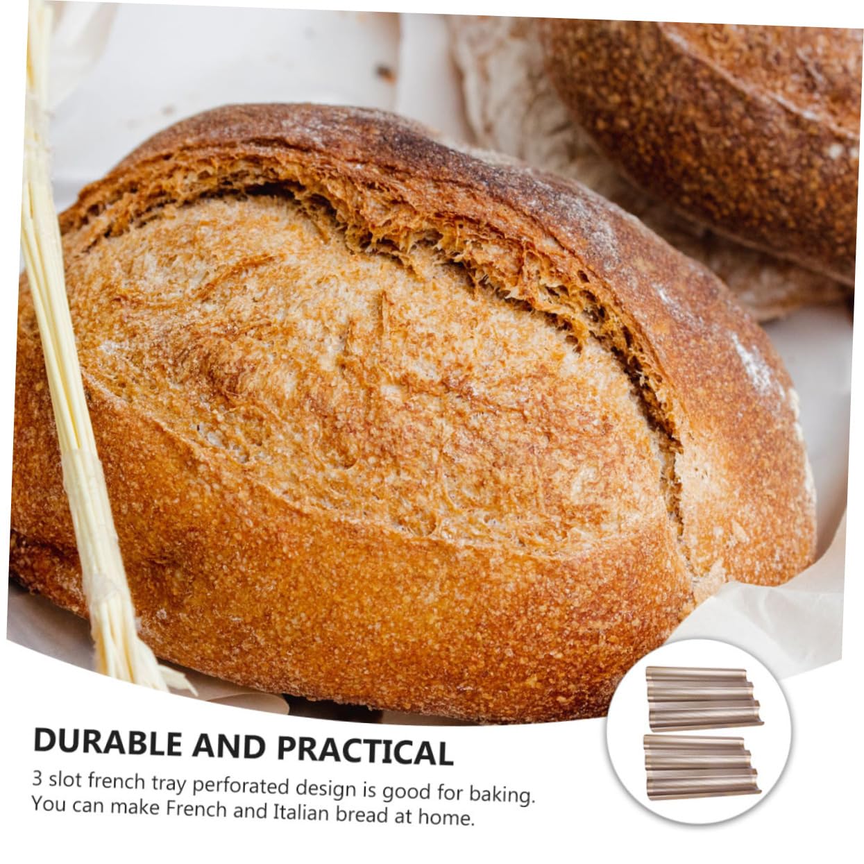 VICASKY 2stücke Schlitz-brotbackform Französische Brotform Antihaftbeschichtet Backblech Für Küche Restaurant Bäckerei Dessertladen Brotbackform Backwarenzubehör