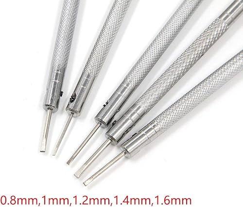 Miniatura 3 de T Tulead Destornilladores de precisión para relojes, destornilladores de relojes, destornillador de banco de relojes, 0.031 in/0.039 in/0.047