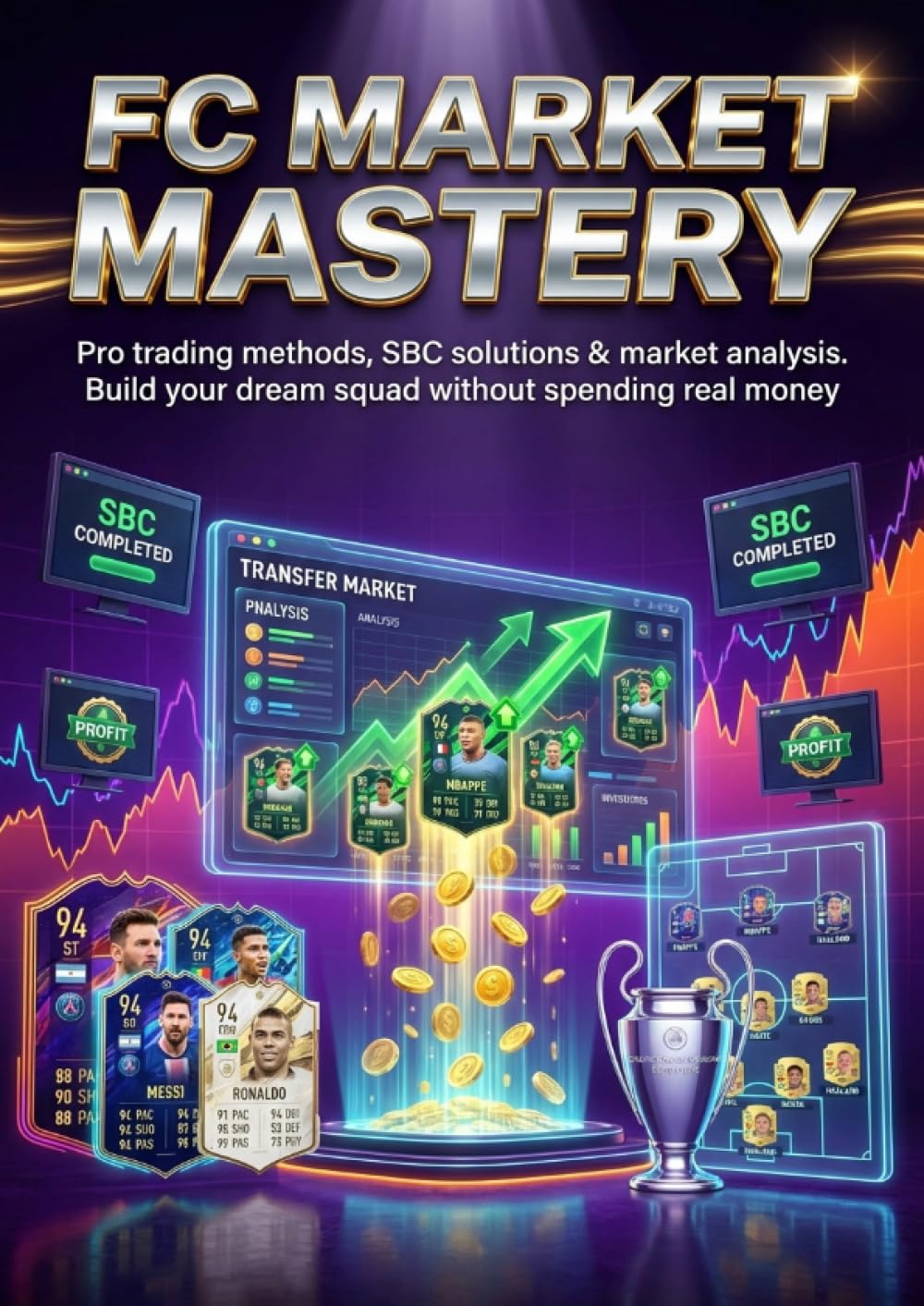 FC Market Mastery: Ultimate Team Trading Secrets: Pro trading methods, SBC solutions & market analysis. Build your dream squad without spending real money.