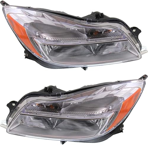 Miniatura 8 de KarParts360 Para Buick Regal Conjunto de faros delanteros 2011 2012 2013 halógeno del lado del pasajero GM2503353  22794766