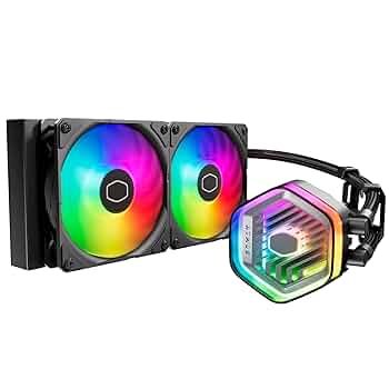 PC用ファン・クーラー MasterLiquid 240 ATMOS White MasterLiquid 240 ATMOS White AIO Liquid Cooler | Cooler Master