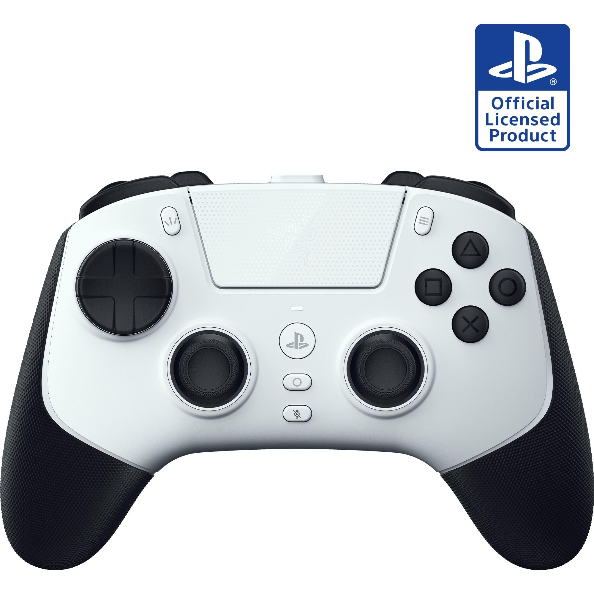 Razer Raiju V3 Pro Wireless Controller: Officially licensed for PlayStation, PS5, PC - Lag-free Esports Grade Performance - 6 Remappable Buttons - Customizable TMR Thumbsticks - Fast Triggers - White