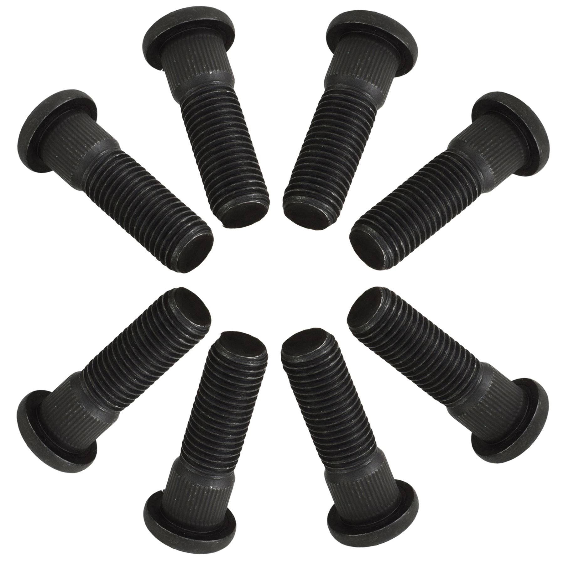 AB Tools Pack of 8 M12 x 1.5 Wheel Studs for 100mm PCD 4 Stud Suspension Trailer Hubs