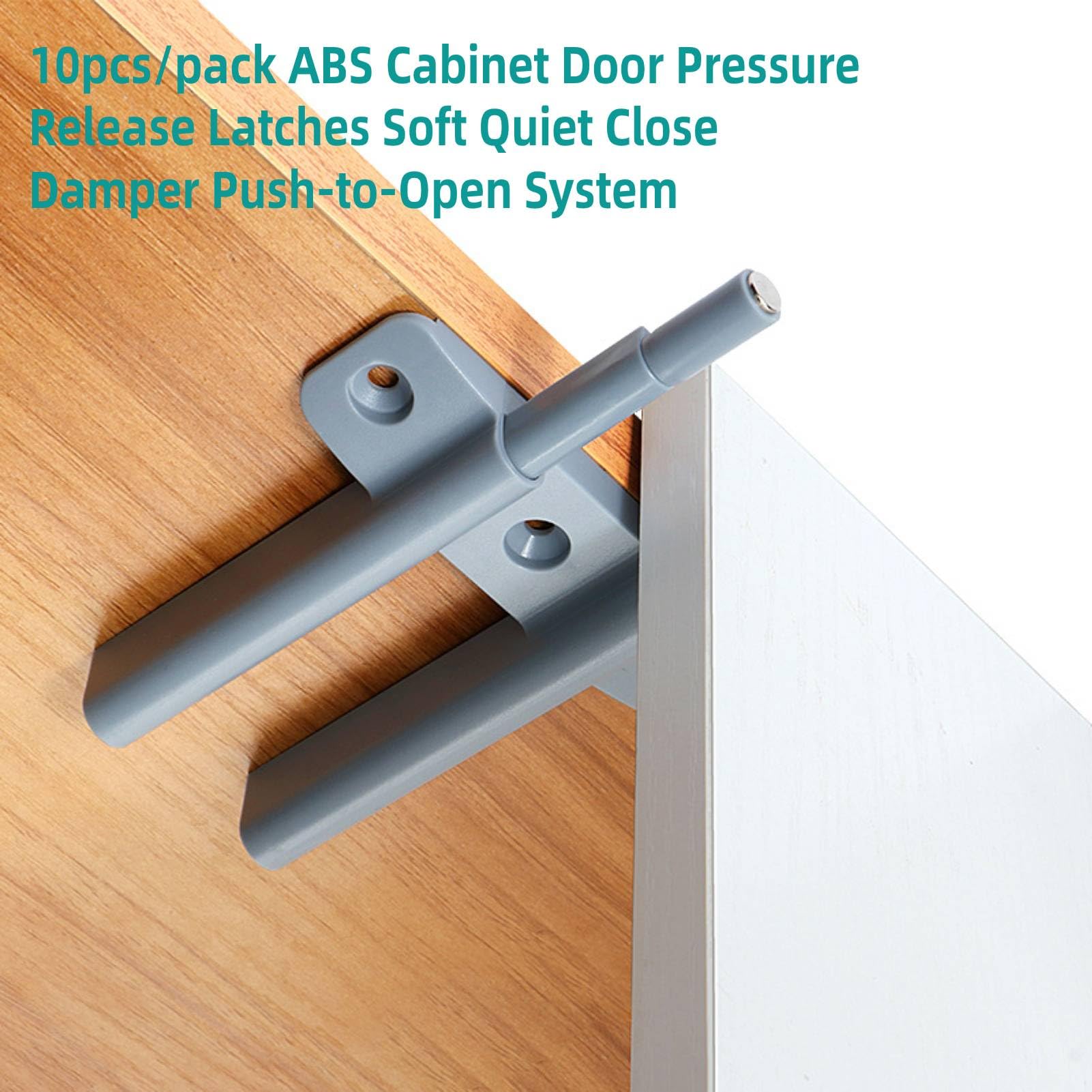 Push to Open System Damper Buffer for Drawer 10PCS/Pack Abs Cabinet Door Push Release Latch Soft Quiet Close Damper Buffer Push - Image 2