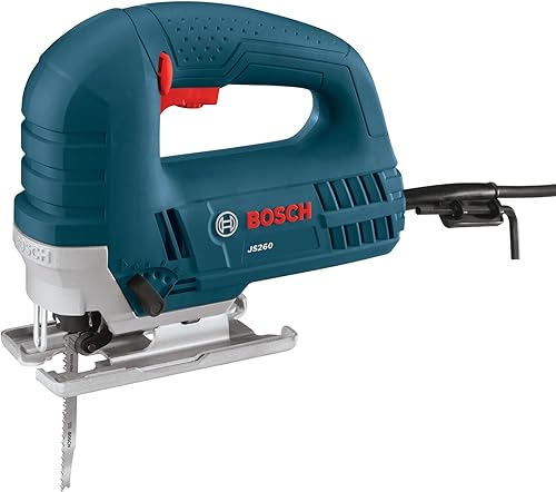 Miniatura 2 de Bosch JS260 - Rompecabezas de 120 voltios con mango superior Bosch T5002 de 10 piezas surtidas de hojas de sierra caladora con vástago en T