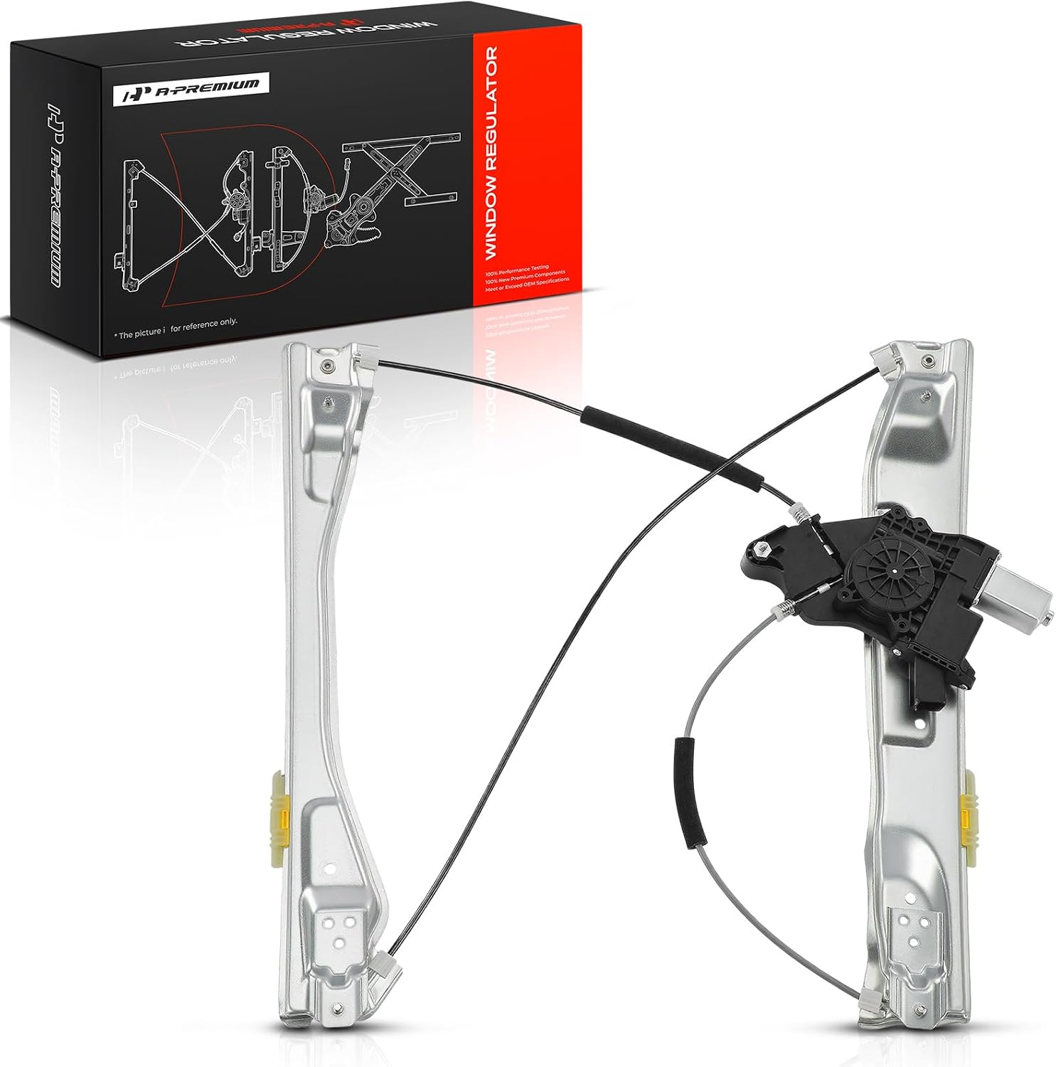 A-Premium Front Driver Side Power Window Regulator with Motor (7-Pin)