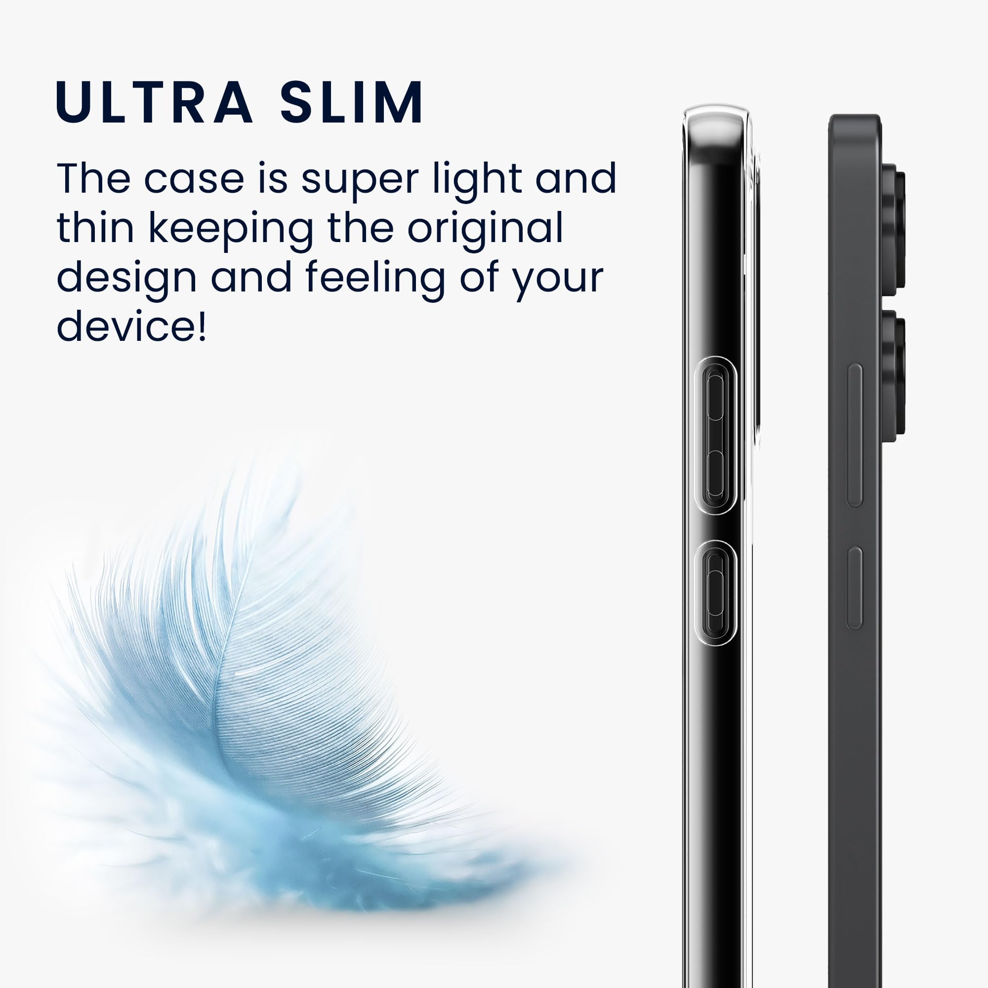 kwmobile Cover Compatibile con Xiaomi Redmi Note 13 5G - Custodia Morbida in Silicone TPU - Crystal Case Custodia Flessibile - trasparente