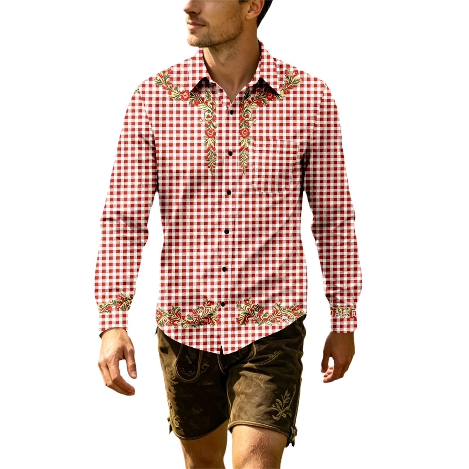 Camisa de manga larga en algodón premium con corte ajustado 6
