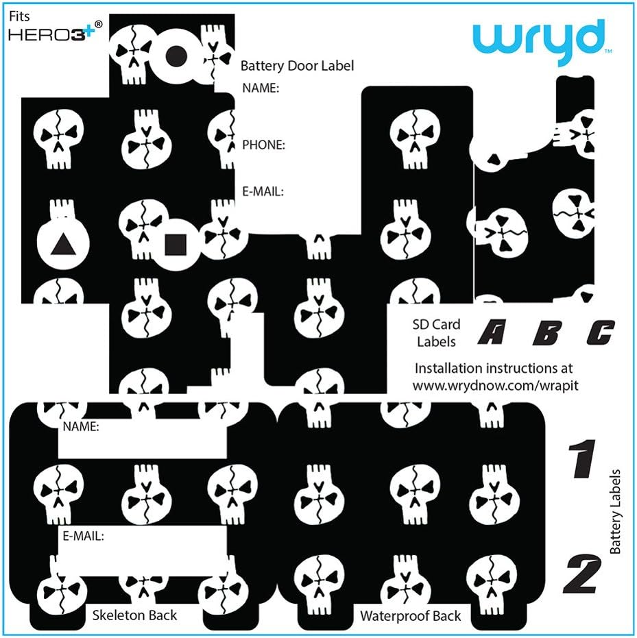 Wryd Wraps Hero3+ - Skulz