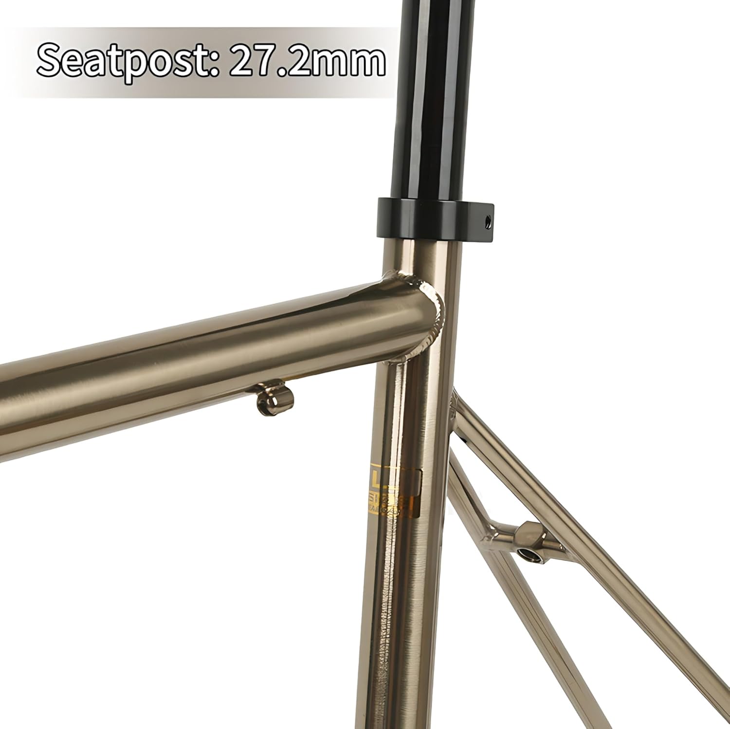 700C Road Bike Frameset 44cm 47cm 50cm 53cm 56cm Chrome-Molybdenum Steel Frame with Carbon Fork C/Rim Brake Quick Release 100/130mm