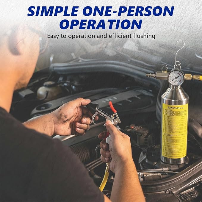 Kit de Limpieza para Aire Acondicionado MR CARTOOL, para Sistemas R134A R12 R22 miniatura 5