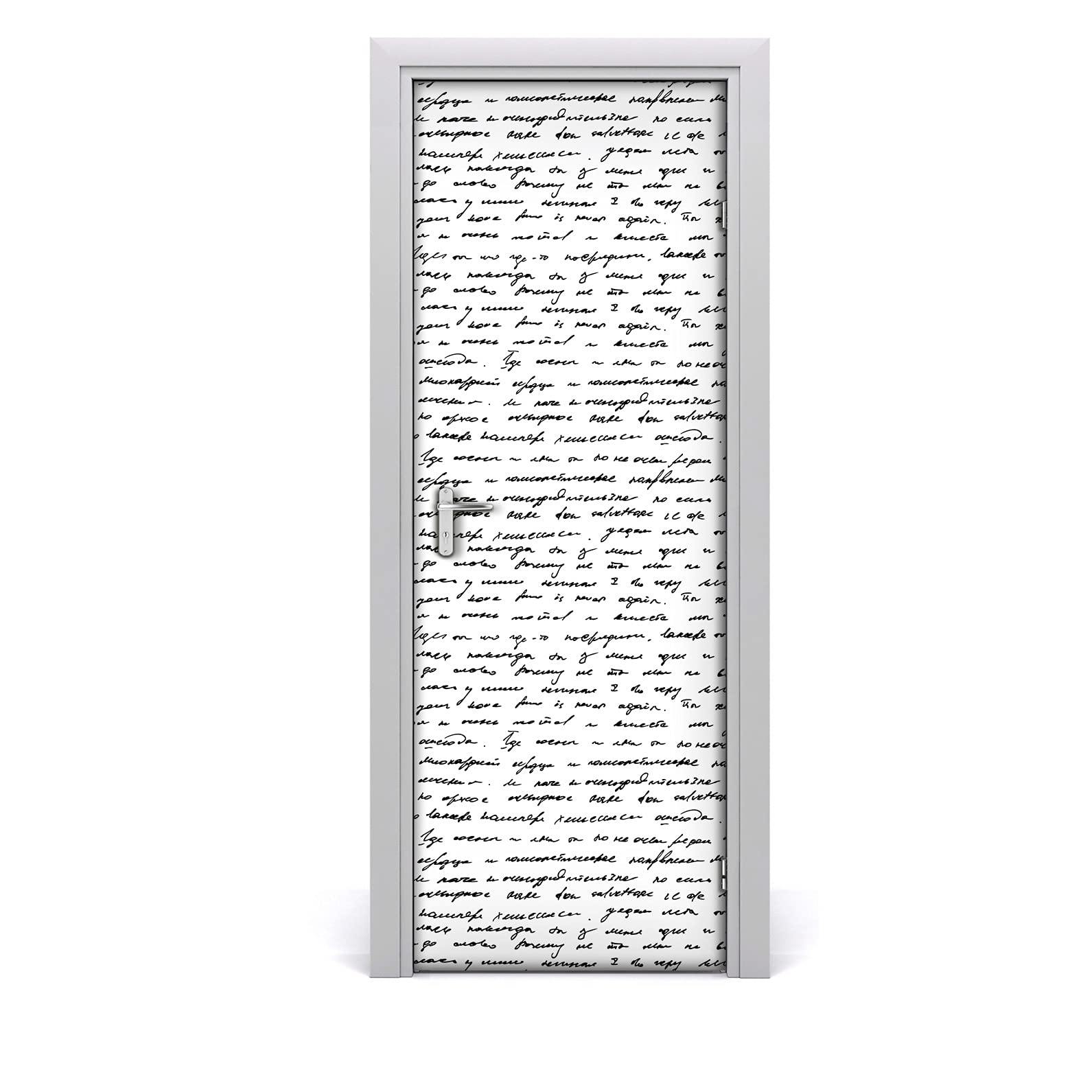 Autocollant de porte autocollante magic-stick décoration murale 70x200cm