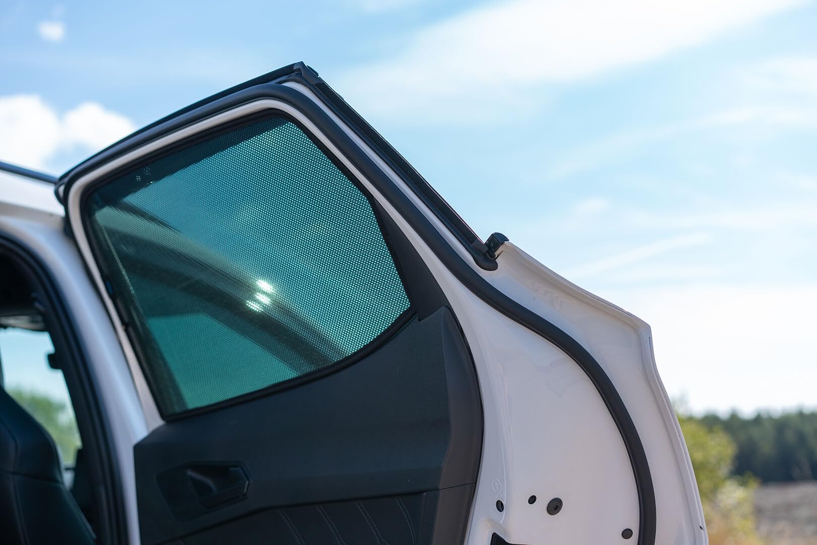 CAR SHADES zestaw kompatybilny z Cupra Formentor 2020- (6-częściowy), czarny