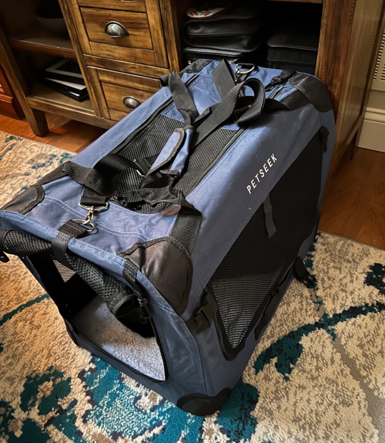 10/mo Finance Petseek Extra Large Cat Carrier Soft Sided Folding