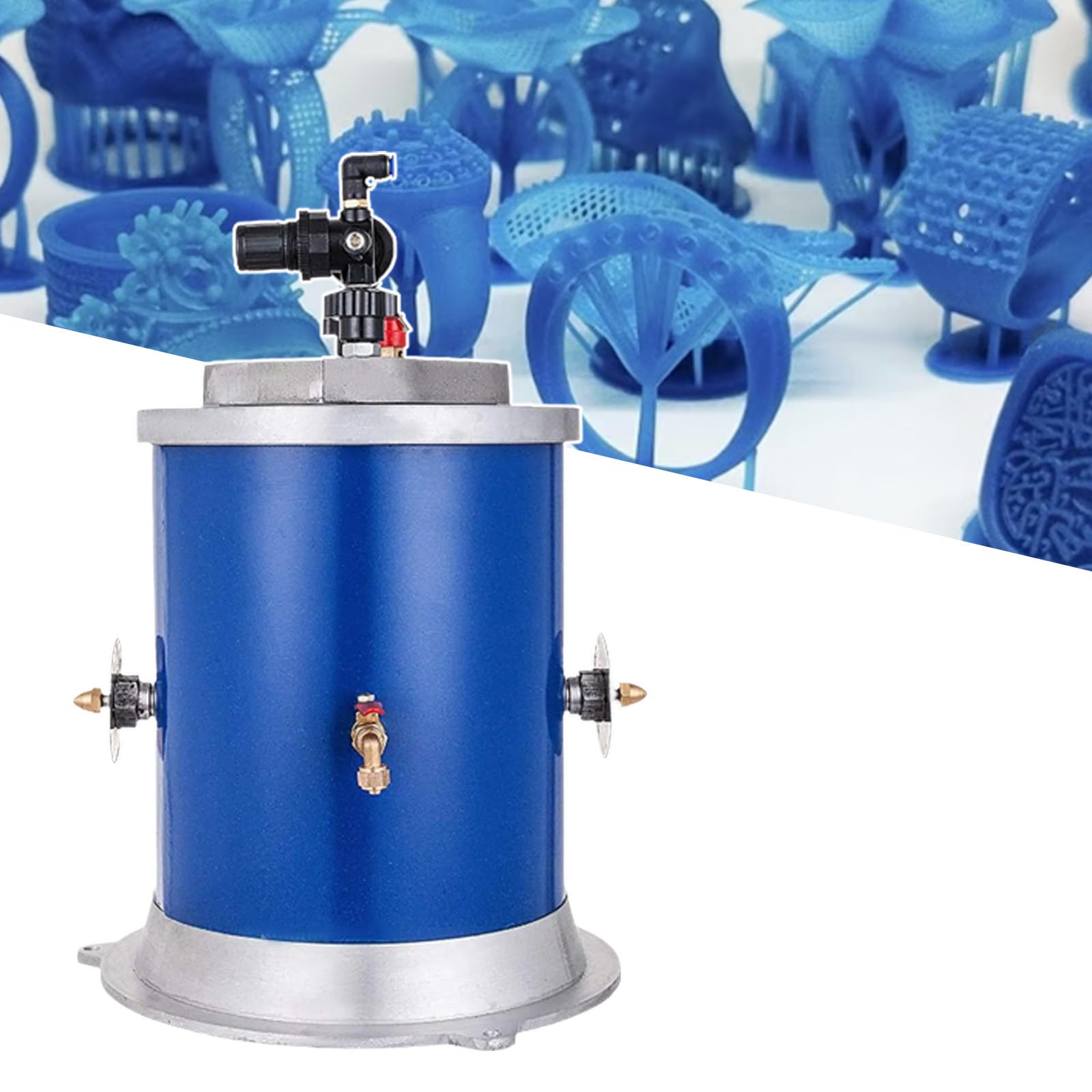SENJINGHUA Round Wax Injector for Jewelry Molds, 86-230°F Adjustable Wax Casting Machine, for Rings Necklaces Bracelets Model Production,110V