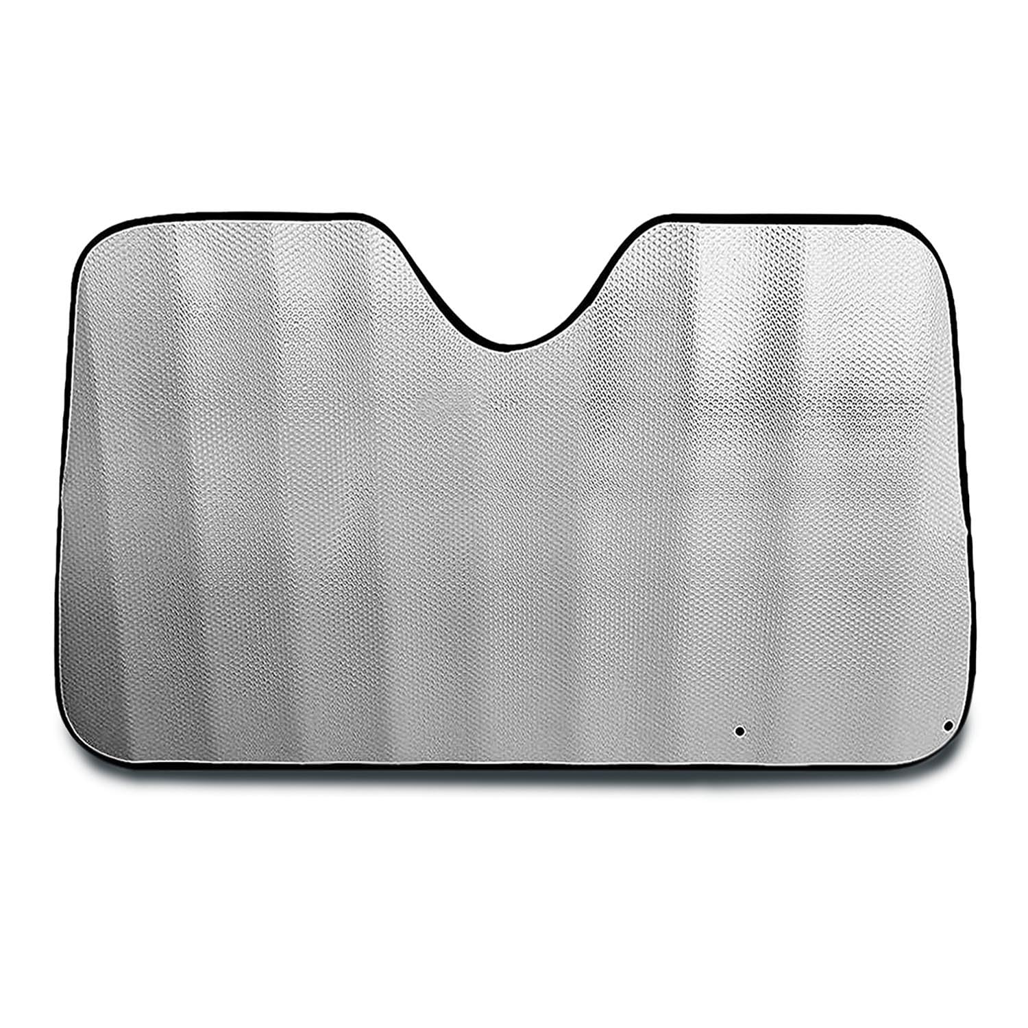 TIENDA EURASIA - Parasol Coche Delantero, Aluminio, Luna de Coche, Metalizado, Reflectante, Protección Rayos UV Parabrisas, Parasol Ventana Delantera, Coches, Furgonetas (Parasol 130x60cm)