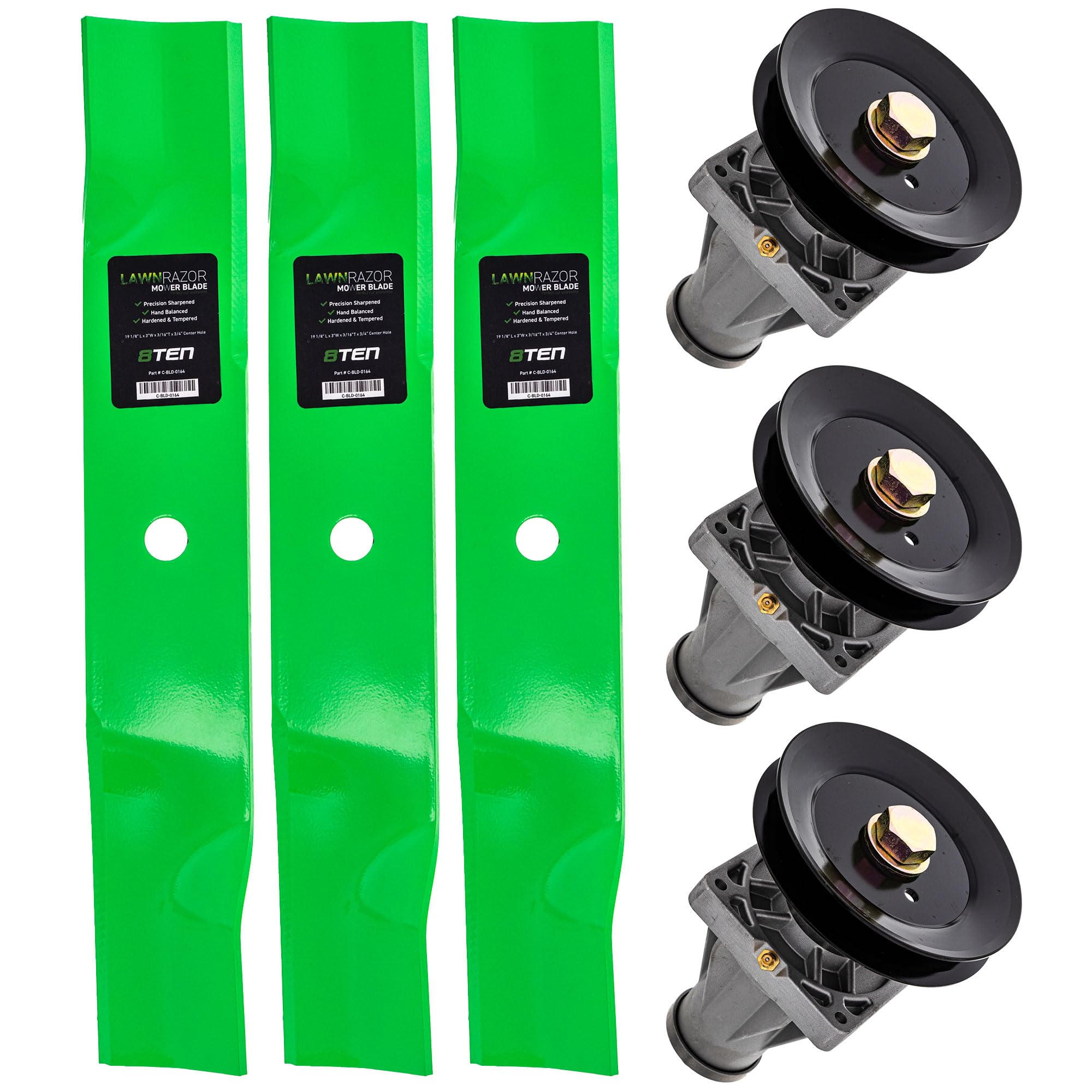 Amazon.com : 8TEN Blade Spindle Deck Kit for Cub Cadet Craftsman Amazon.com : 8TEN Blade Spindle Deck Kit for Cub Cadet Craftsman