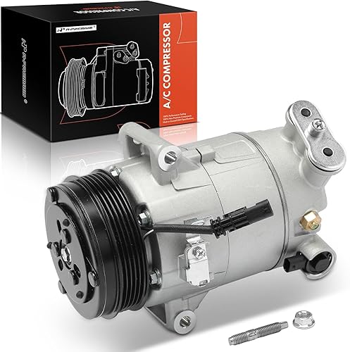 A-Premium Compresor de AC con embrague compatible con Chevrolet Equinox 2018-2020, Colorado 2017-2020 y GMC Terrain 2018-2022, Canyon 2017-2022 y