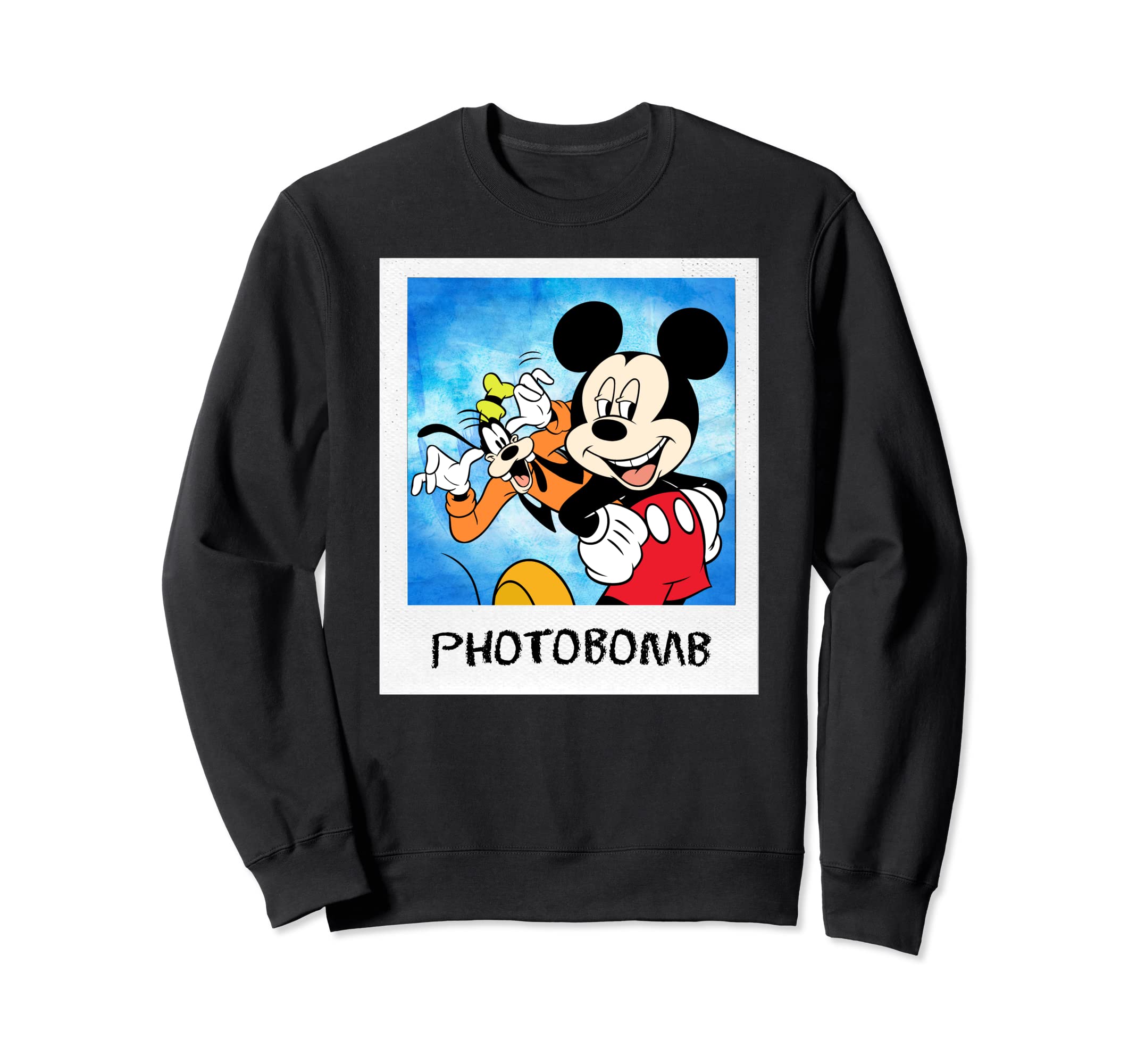 Disney Mickey and Goofy Photobomb Sweatshirt
