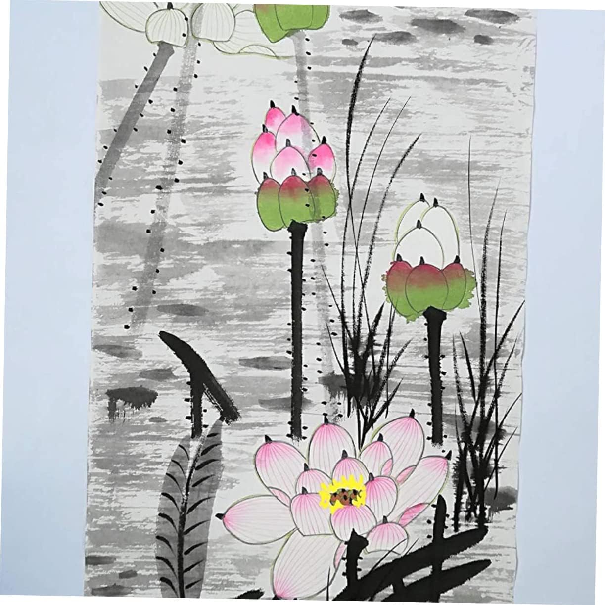 Hohopeti Calligraphy Practice Paper Traditional Xuan Paper for Painting Watercolor Drawing Writing Brush