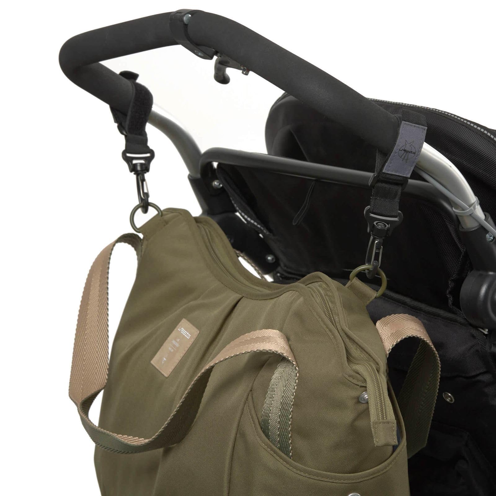 LÄSSIG Sac à Dos Sac à Langer/Green Label Twin Bag Triangle Olive