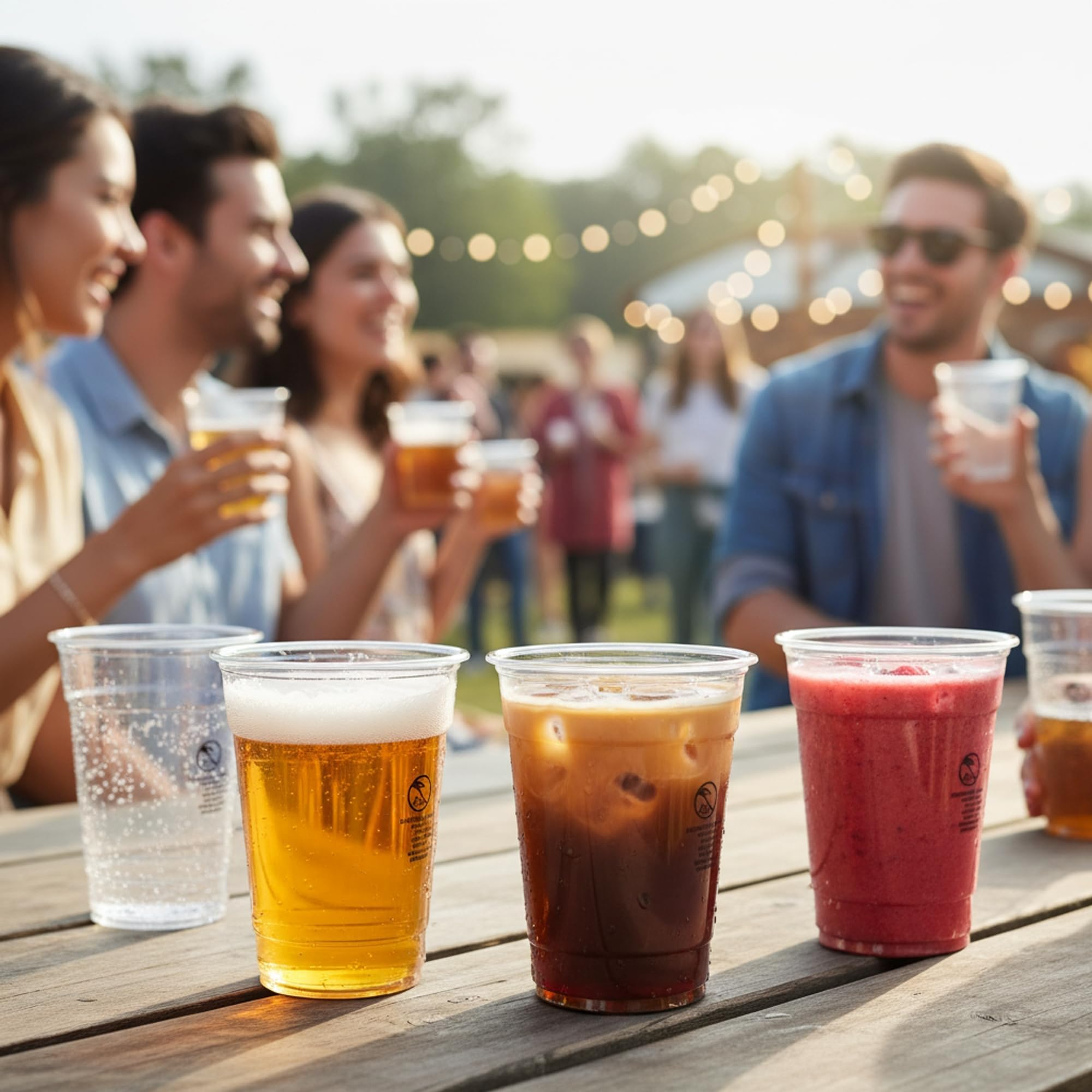 CWPack Plastikbecher - 0,3 L Transparent | Bierbecher für das nächste Fest, Einwegbecher für unkompliziertes Trinken, durchsichtiger Becher für verschiedene Anwendungszwecke