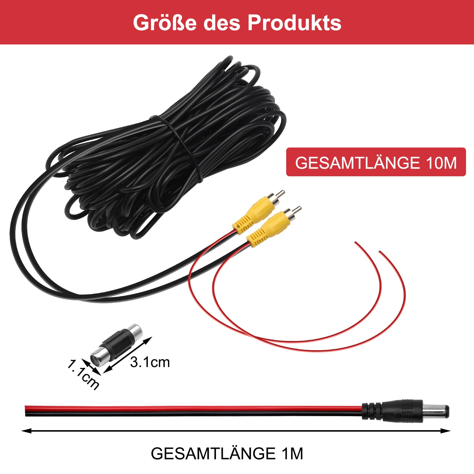 Auvisio Cavo Cinch Triplo, Cavo RCA Per Audio E Video - Foto 8