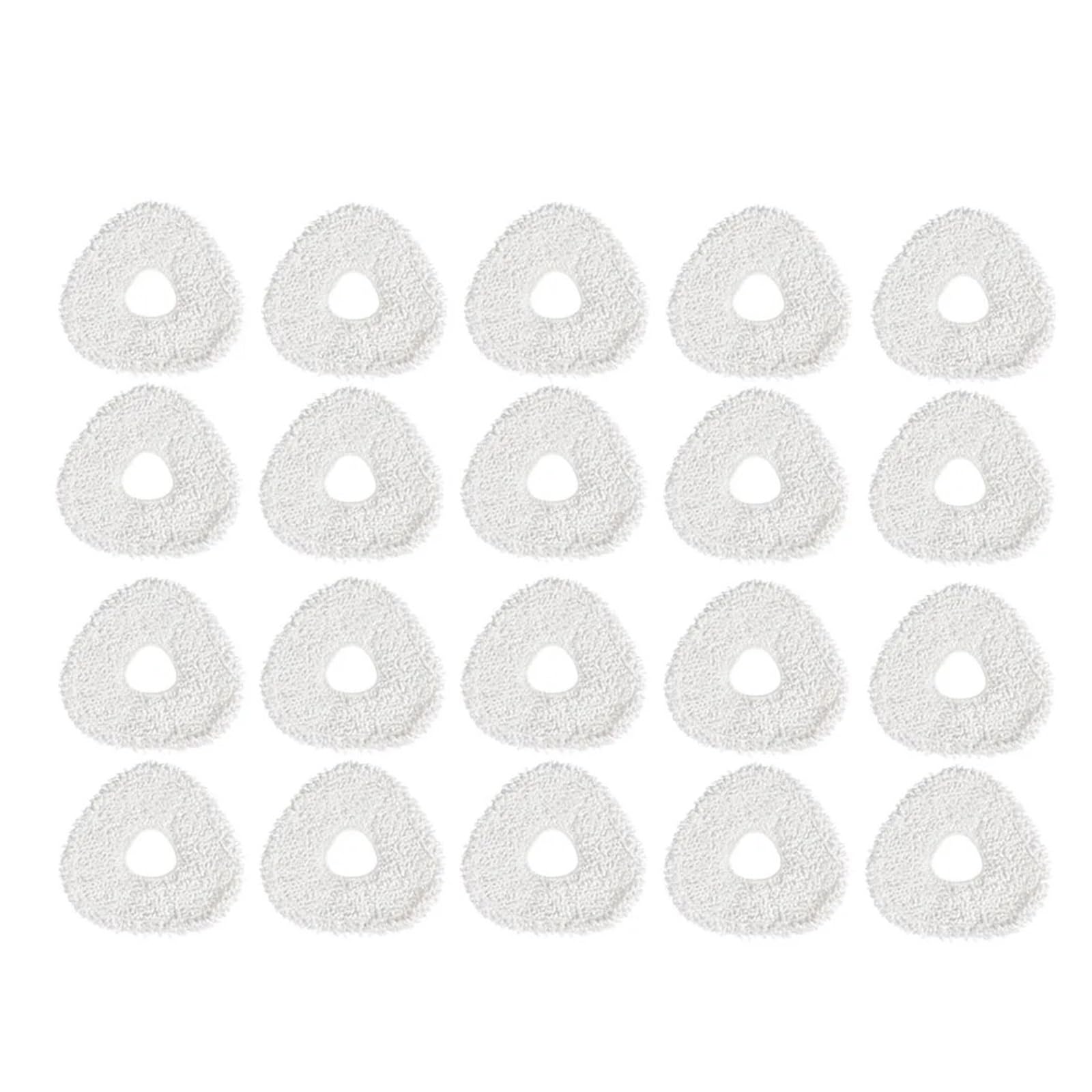 SLAQEYDJS Mop Cloths Replacement Accessories, Compatible With Narwal T10 J1 J2 Robot Vacuum Cleaner(20pcs mop)