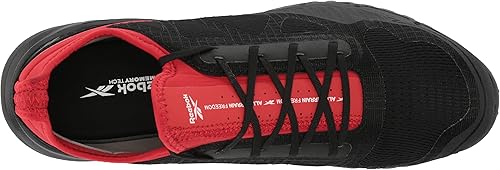 Miniatura 5 de Reebok - Zapatillas de trabajo para hombre con malla negra ST Trail Run Oxford