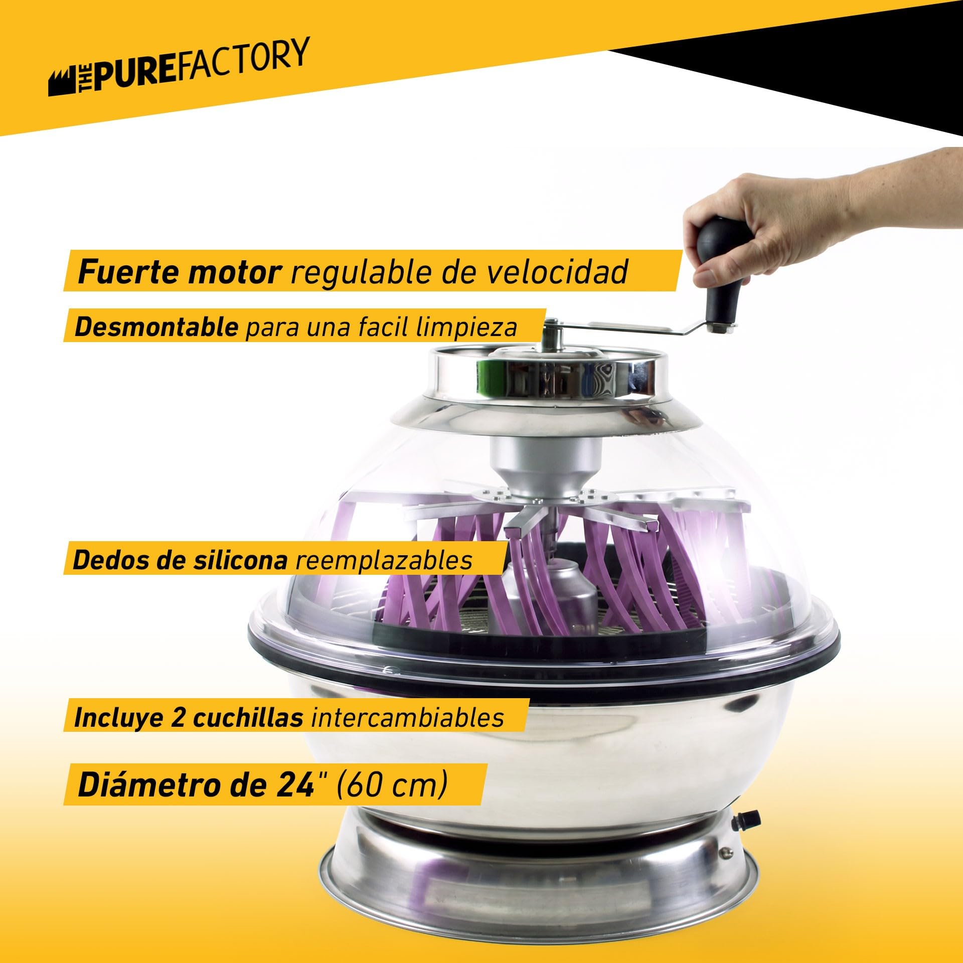 Podadora Top Spinner Rotor 24 (60 cm) | Herramientas de Podar | Eficiencia y Precisión en el Cultivo de Plantas para Jardinería y Huertos Urbanos