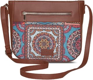 ZOUK Women's Vegan Handcrafted U Shaped Sling Bag Price In India