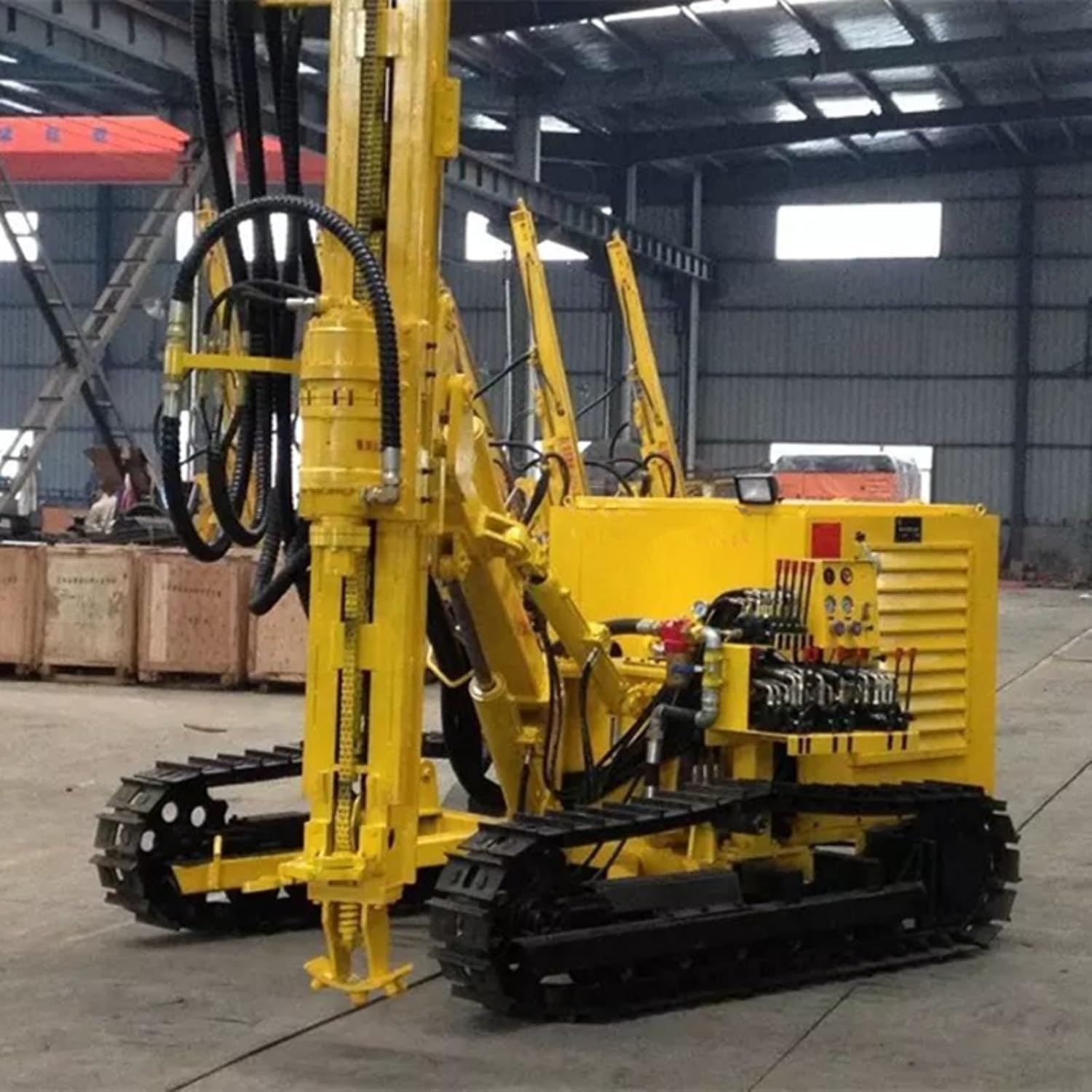 Resource Exploration Down-The-Hole Drilling Rig Air Powered Borehole Machine for Deep Rock Formation Drilling, Mineral Survey and Underground Resource Development