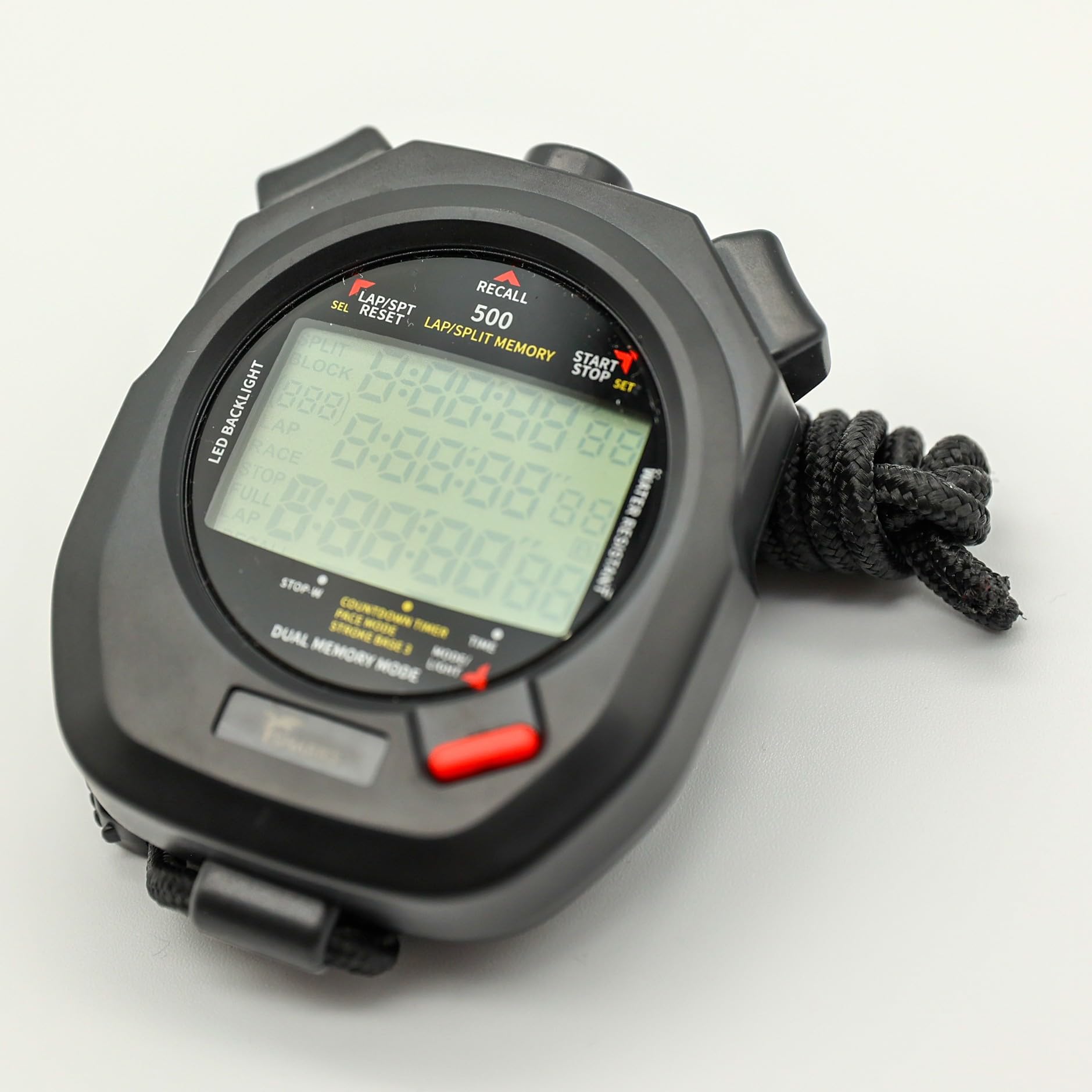 Chronomètre SHARKS Performance gris pour entraînement sportif et running