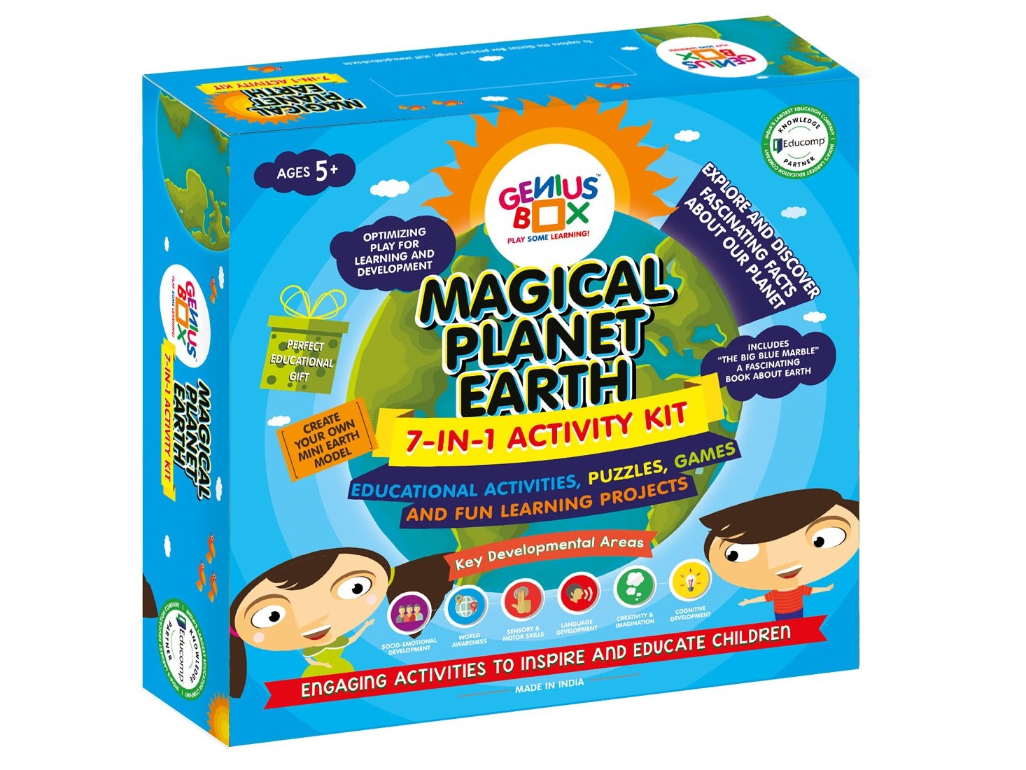Buy Genius Box - Play some Learning Magical Planet Earth Educational Toys  (Paper,Multicolour) (PLAK0017) Online at Low Prices in India - Amazon.in