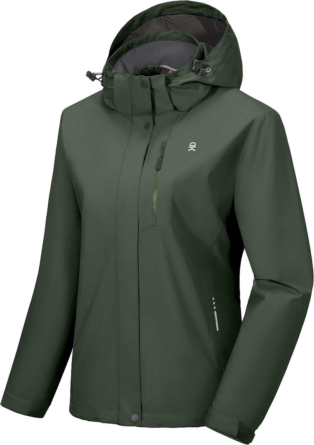 Little Donkey Andy Chaqueta impermeable para mujer, ligera, con capucha, para viajes, senderismo, golf