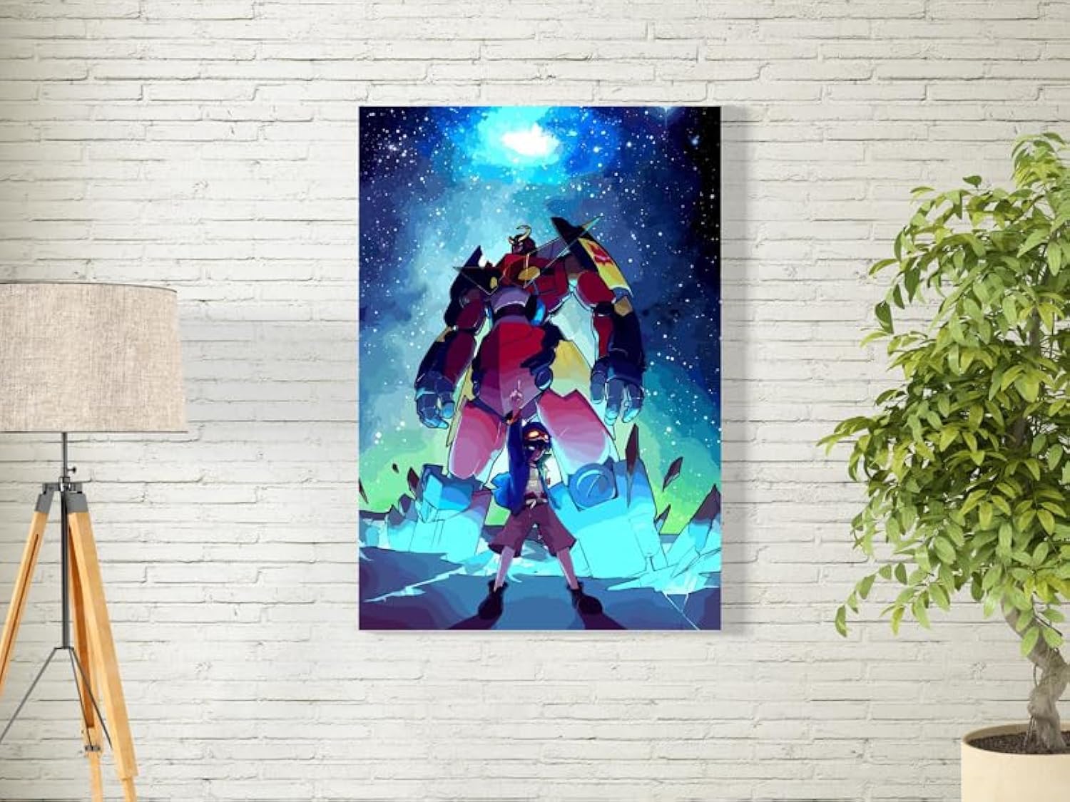bpa Gurren lagann Wall Art for Decoration easy to hang, 40x60cm, 1Pcs