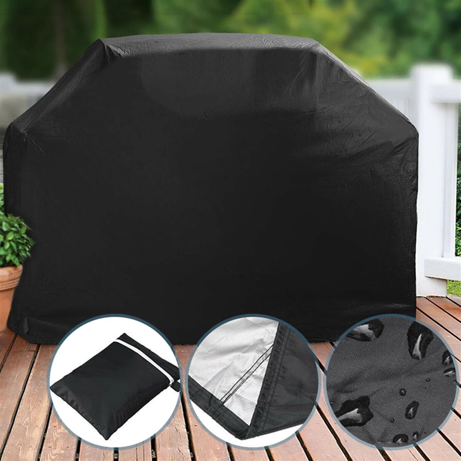Coprigrill Professionale per Esterni Copertura for Barbecue con griglia for Barbecue. Copertura for Barbecue Resistente. Copertura for Barbecue Protettiva Antipioggia for Esterni(S)