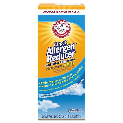 Arm & Hammer CDC 84113 42.6 oz Carpet And Room Allergen Reducer And Odor Eliminator Powder, Shaker Box