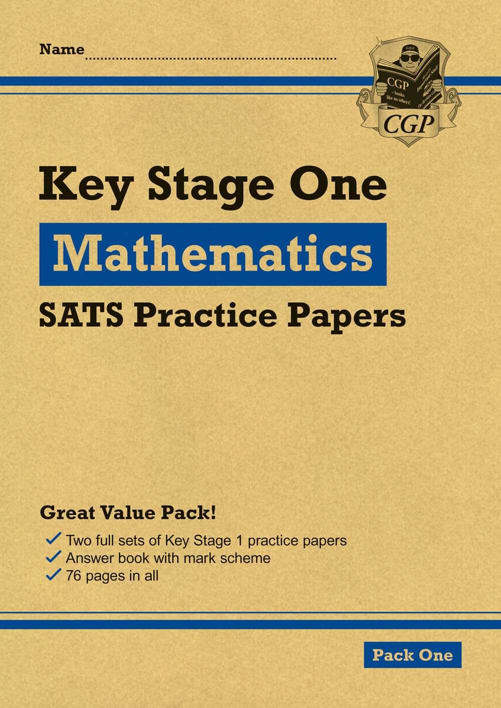 KS1 Maths SATS Practice Papers: Pack 1 (for end of year assessments) (CGP KS1 SATs Practice Papers)