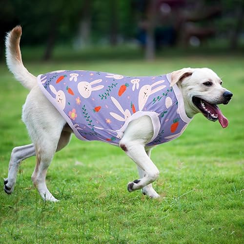 Vista 18 de Paterr 25 camisas para perro, ropa estampada para cachorros, camiseta transpirable de dibujos animados para perro, ropa suave para cachorros