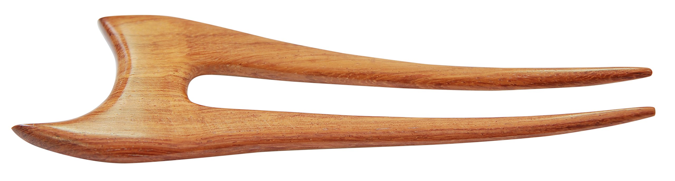 Spilla Da Scialle In Legno Marycrafts - Spillone Per Capelli Artigianale 13cm