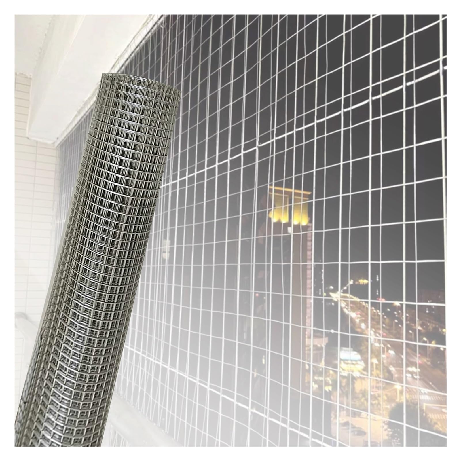 Grillage décoratif de jardin en inox 304 polyvalent pour enclos ferme
