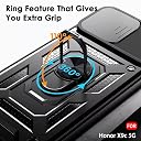 TheGiftKart Tough Armor Bumper Back Cover Case for Honor X9C 5G | Rotating Camera Cover, Kickstand & Ring Holder | 360 Degree Protection Back Cover Case for Honor X9C 5G (PC & TPU, Black) gallery image