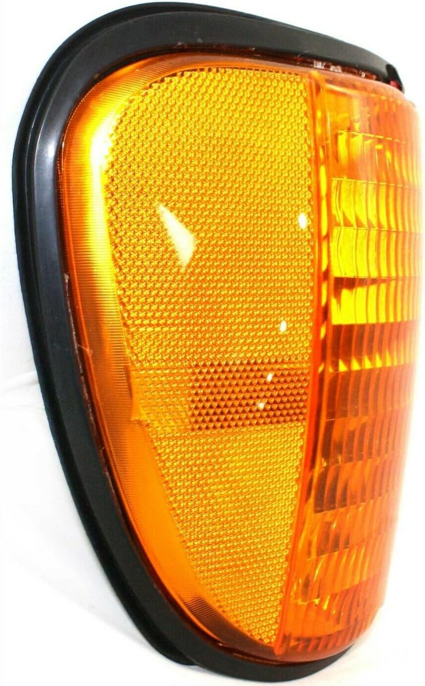 Turn Signal Light Passenger Side for Ford E250 & E550 Superduty Amber Corner Parking Lamp Plastic Lens 9619777