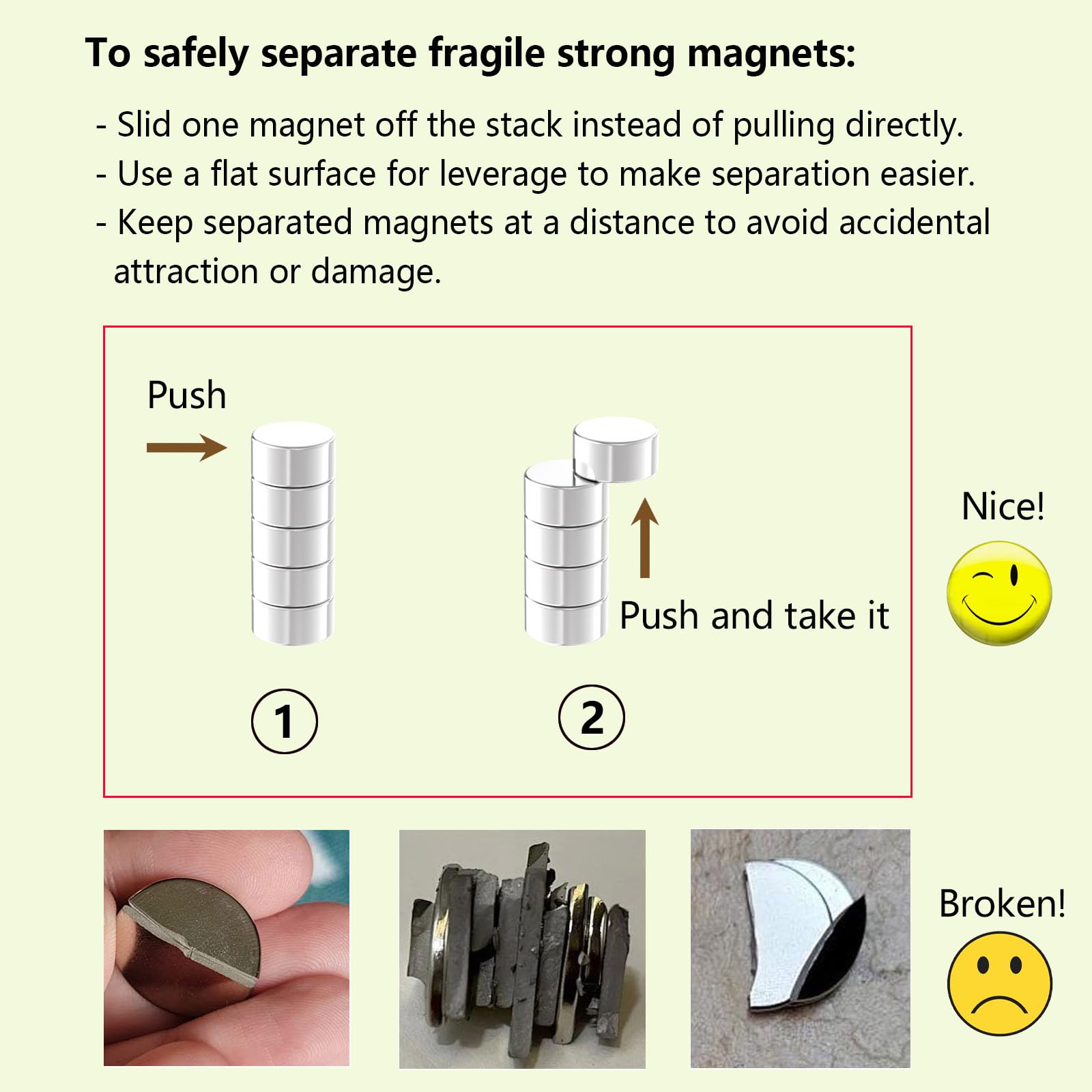 Powerful Disc Rare Earth Magnets N52-1/2" D x 1/4" H - 20 Pack, Super Strong Neodymium Round Magnet for Fridge, DIY, Building, Scientific, Craft, Mighty 1/2 Inch Magnets - 0.5" x 0.25" — Amazon image 4