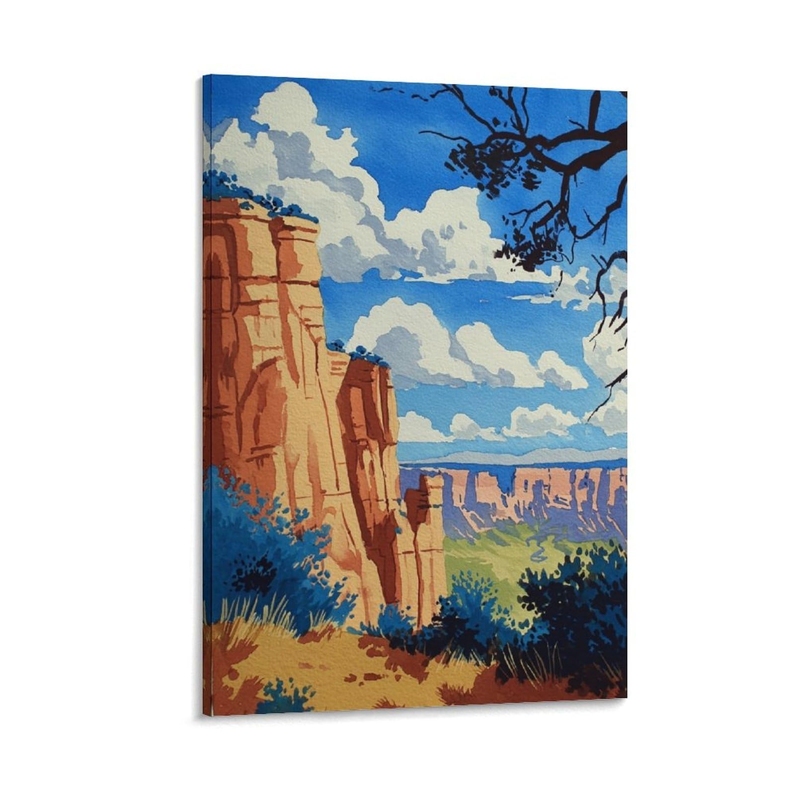 ZBBGGOZ Colorado National Monument Posters 08x12inch(20x30cm) Canvas Wall Posters And Art Picture Print Modern Family Bedroom Decor