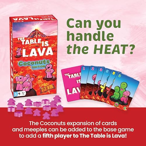 Miniatura 6 de R&R Games Bundle Pack The Table is Lava Family and Coconuts Edition Juego de expansión